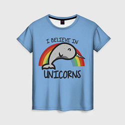 Женская футболка Unicorns