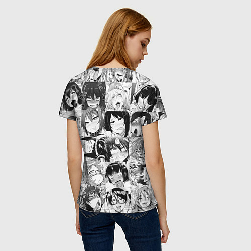 Женская футболка Belle Delphine Ahegao / 3D-принт – фото 4