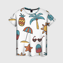 Женская футболка Summer with love