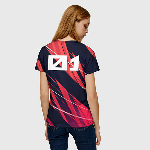Женская футболка Абстрактный дизайн ,,Спорт / 3D-принт – фото 4