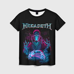 Женская футболка MEGADETH