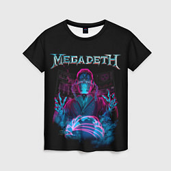 Футболка женская MEGADETH, цвет: 3D-принт