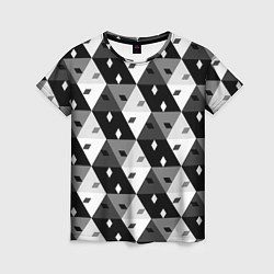 Женская футболка Абстрактные кубики