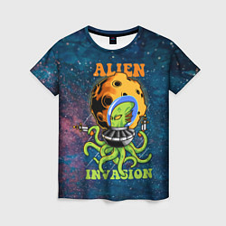 Женская футболка Alien Invasion