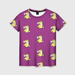 Женская футболка Фиолетовые пони
