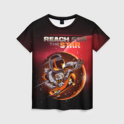 Женская футболка Reach