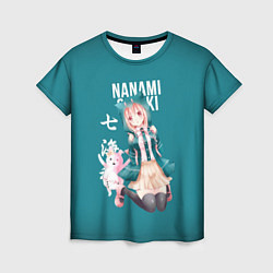 Женская футболка Чиаки Нанами Danganronpa 2