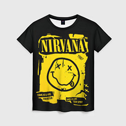 Женская футболка Nirvana 1987