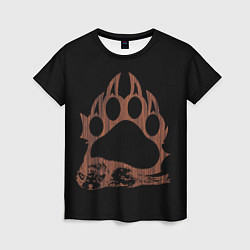 Женская футболка Wolf Wood Style