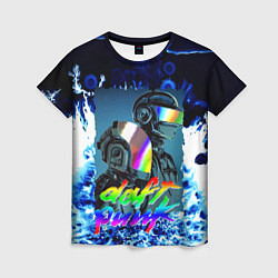 Женская футболка DAFT PUNK : MUSIC ALIVE