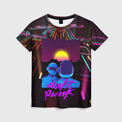 Женская футболка Daft Punk Electrix