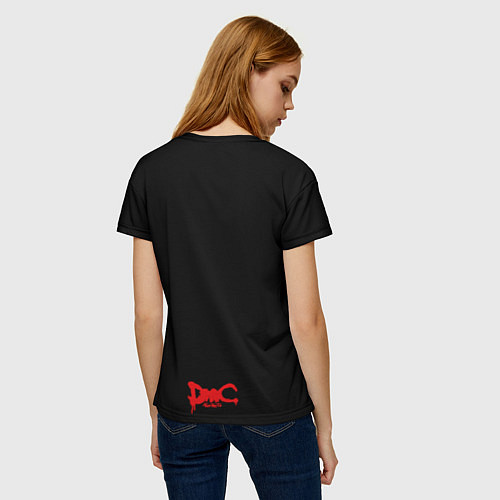 Женская футболка Кровавый Данте / 3D-принт – фото 4