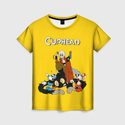 Женская футболка Cuphead x DMC