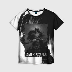 Женская футболка DARKSOULS ТЁМНЫЙ РЫЦАРЬ