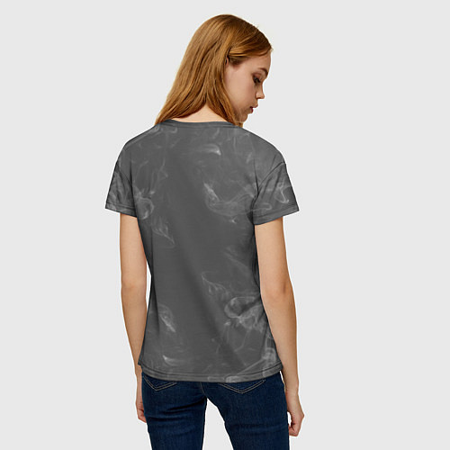 Женская футболка Кровосток Решетка Z / 3D-принт – фото 4