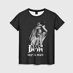 Женская футболка Rest in Peace Legend DMX