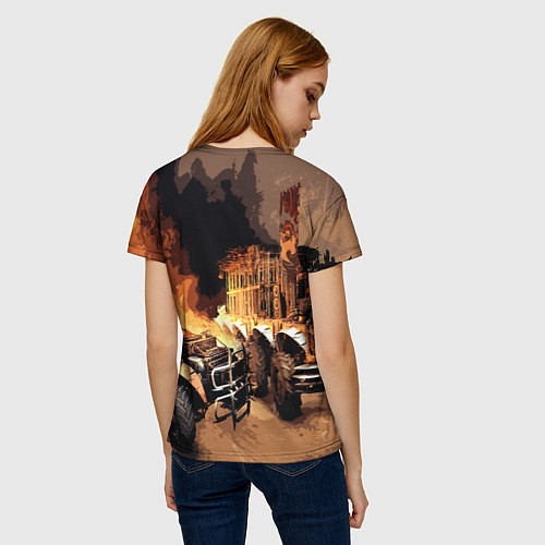 Женская футболка Crossout Online / 3D-принт – фото 4
