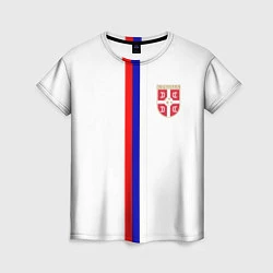 Женская футболка Сборная Сербии