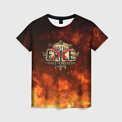 Женская футболка Path of Exile Logo Путь изгнанника Лого Z