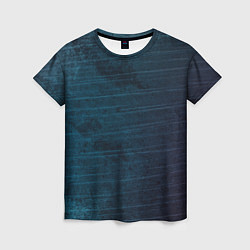 Женская футболка Texture Blue Ripples