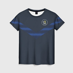 Футболка женская FC Chelsea Retro 2 202122, цвет: 3D-принт