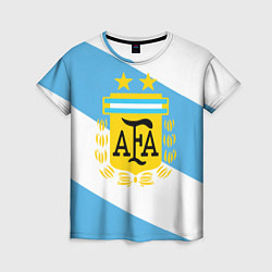 Женская футболка Сборная Аргентины спина