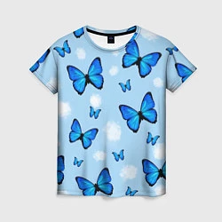 Женская футболка Бабочки Моргенштерна