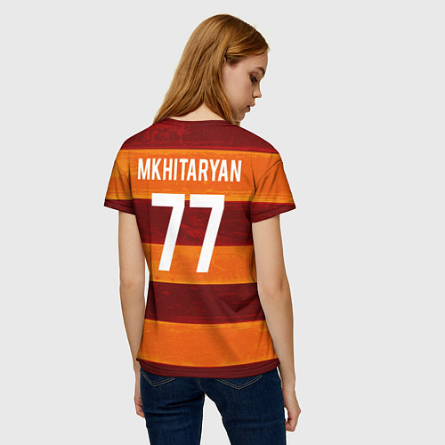 Женская футболка Henrikh Mkhitaryan Roma / 3D-принт – фото 4