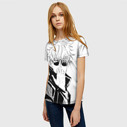 Футболка женская Магическая битва Годжо, цвет: 3D-принт — фото 2