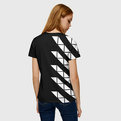 Женская футболка AVICII ГЕОМЕТРИЯ / 3D-принт – фото 4
