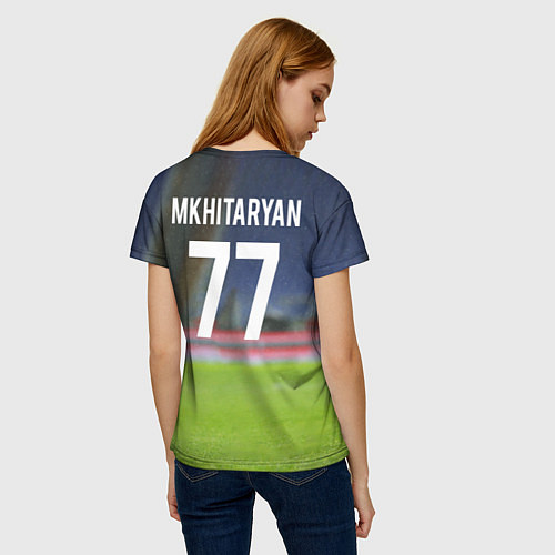 Женская футболка Генрих Мхитарян / 3D-принт – фото 4