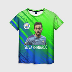 Женская футболка Бернарду Силва Манчестер Сити