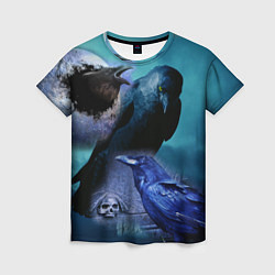 Женская футболка Мистические вороны Crows