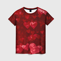 Женская футболка СЕРДЕЧКИ HEARTS Z