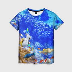 Женская футболка Морской мир