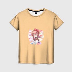 Женская футболка Doki doki literature club
