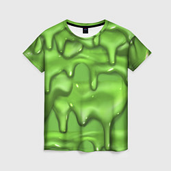 Футболка женская Green Slime, цвет: 3D-принт