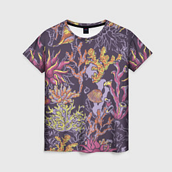 Женская футболка Кораллы