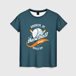 Женская футболка Бейсбол