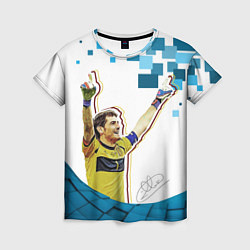 Женская футболка Iker Casillas