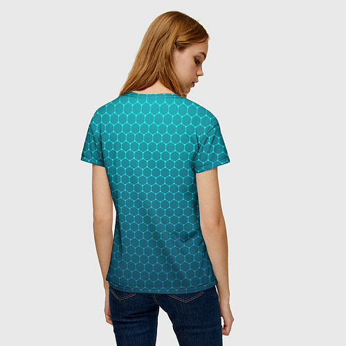 Женская футболка Рыбак / 3D-принт – фото 4