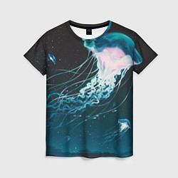 Женская футболка Рисунок медуза