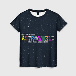 Женская футболка Astroworld