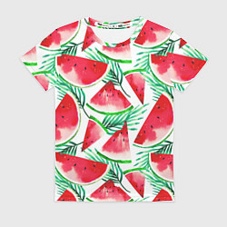 Женская футболка Арбузное настроение