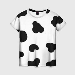 Женская футболка Cow print