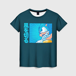Женская футболка Sonic alert
