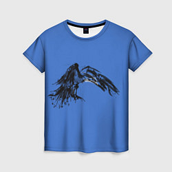 Женская футболка Тень ворона