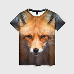 Женская футболка Хитрая лисица