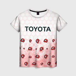 Женская футболка Тойота - Racing Паттерн