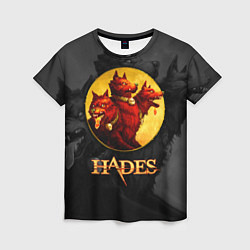 Женская футболка Hades wolf